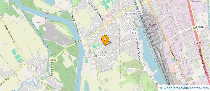 localisation de l'entreprise MADAME EVA OTERELO à GAGNAC-SUR-GARONNE