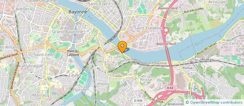 localisation de l'entreprise MADAME EVA OTWINOWSKI à BAYONNE