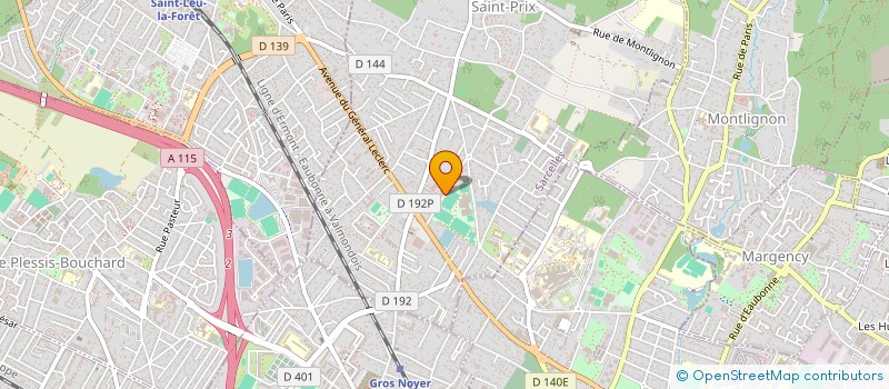 localisation de l'entreprise MADAME EVA OZTURK à SAINT-PRIX