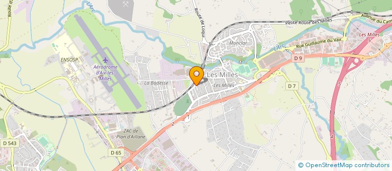 localisation de l'entreprise MADAME EVA PANZERA  LAMBESC