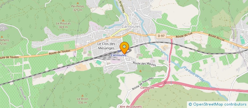 localisation de l'entreprise MADAME EVA PAPAZIAN  CARNOULES