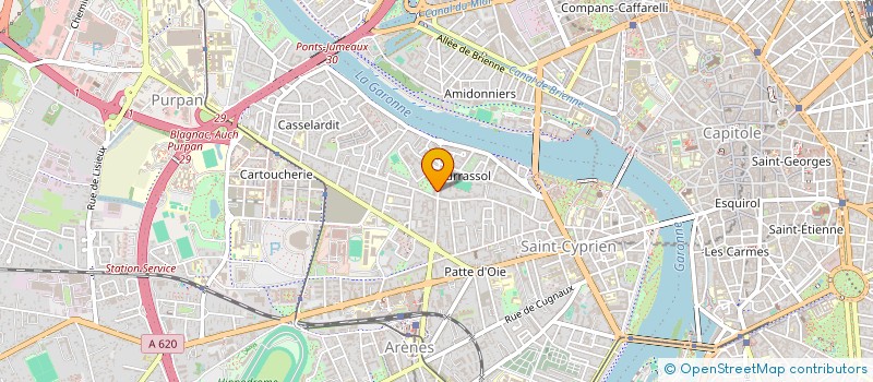 localisation de l'entreprise MADAME EVA PASCAUD à TOULOUSE