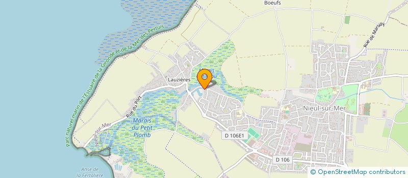 localisation de l'entreprise MADAME EVA PELLETIER  NIEUL-SUR-MER