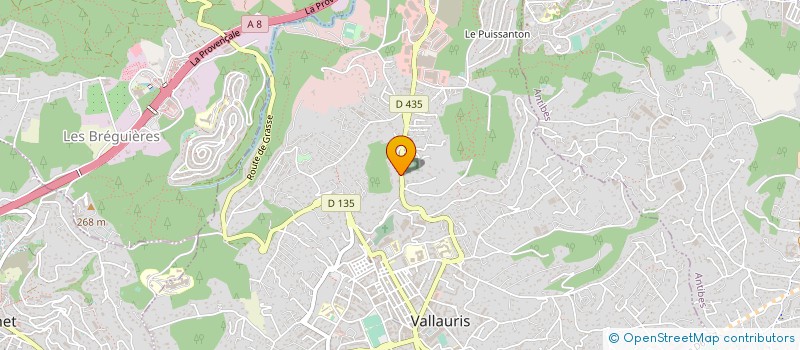localisation de l'entreprise MADAME EVA PELLICER à VALLAURIS