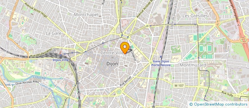 localisation de l'entreprise MADAME EVA PELZER à DIJON