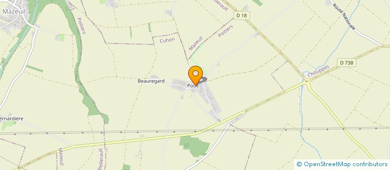 localisation de l'entreprise MADAME EVA PENA  CUHON