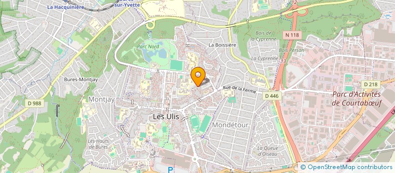 localisation de l'entreprise MADAME EVA PEREIRA DA SILVA  LES ULIS