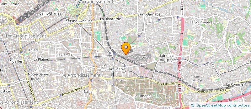 localisation de l'entreprise MADAME EVA PEREZ VILLEGAS  MARSEILLE