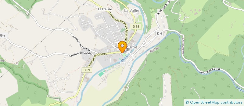 localisation de l'entreprise MADAME EVA PETER  ROQUECOURBE