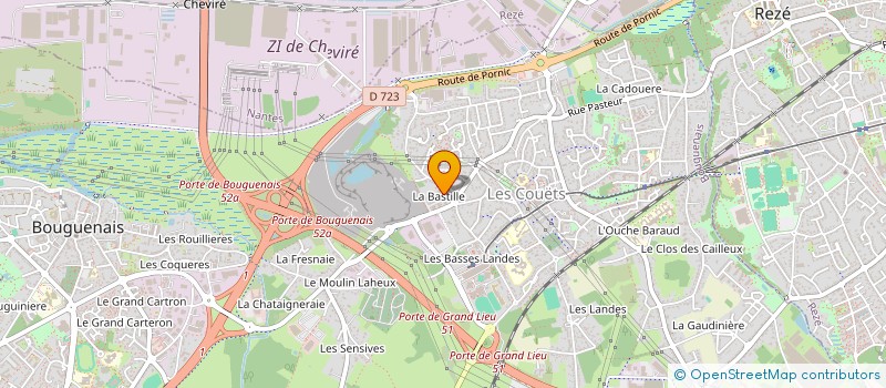 localisation de l'entreprise MADAME EVA PETIT  BOUGUENAIS