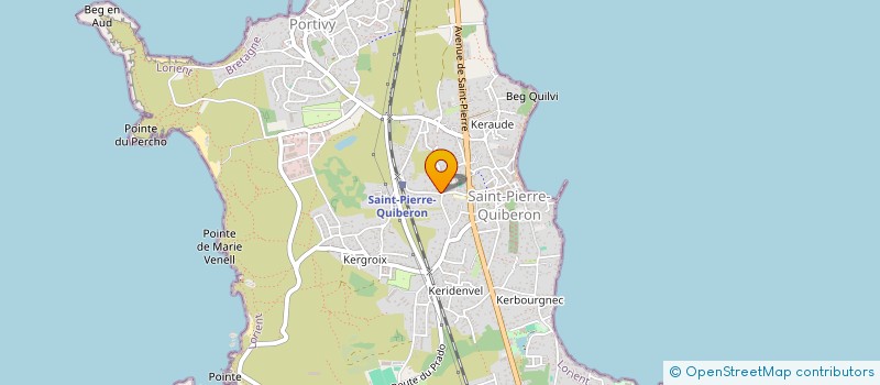 localisation de l'entreprise MADAME EVA PEYRIERAS  SAINT-PIERRE-QUIBERON