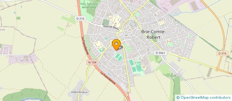 localisation de l'entreprise MADAME EVA PIMENTEL à BRIE-COMTE-ROBERT