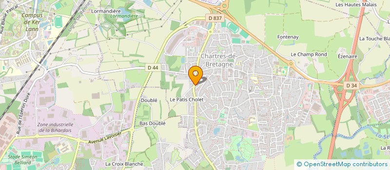 localisation de l'entreprise MADAME EVA PLAINE  CHARTRES-DE-BRETAGNE