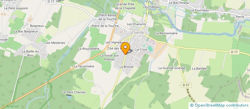 localisation de l'entreprise MADAME EVA POLICARPO  CHEILLE