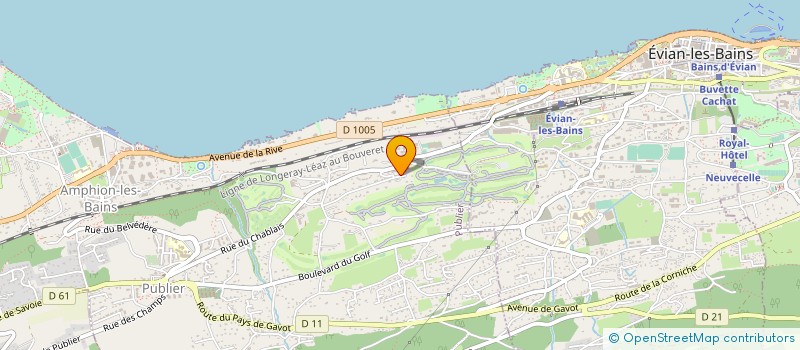 localisation de l'entreprise MADAME EVA POLINI  VERSONNEX