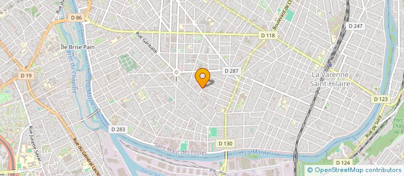 localisation de l'entreprise MADAME EVA POOT à SAINT-MAUR-DES-FOSSES