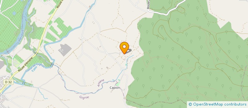 localisation de l'entreprise MADAME EVA POULAIN  ANIANE