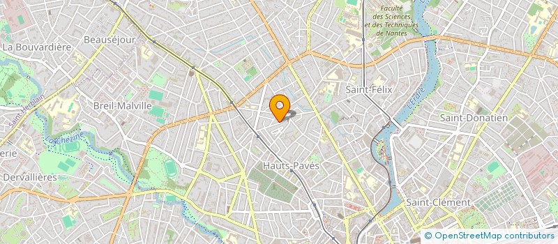 localisation de l'entreprise MADAME EVA POUSSIER à NANTES