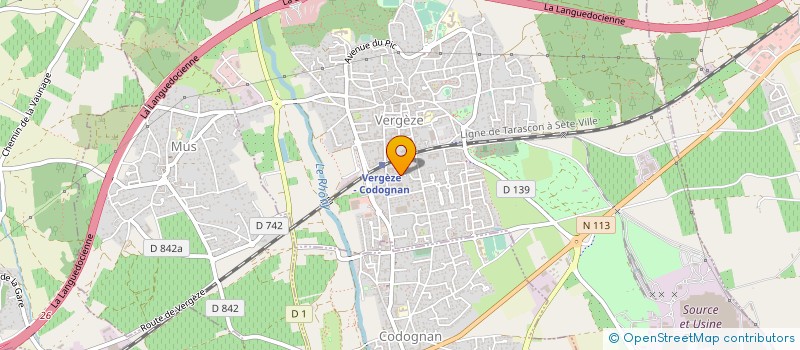 localisation de l'entreprise MADAME EVA QUINONERO  VERGEZE