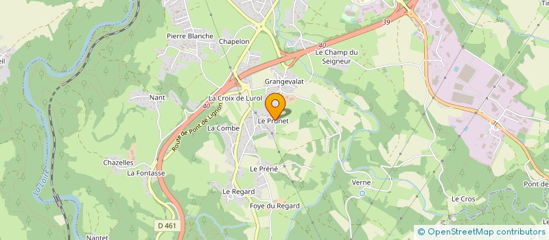 localisation de l'entreprise MADAME EVA RABEYRIN  MONISTROL-SUR-LOIRE