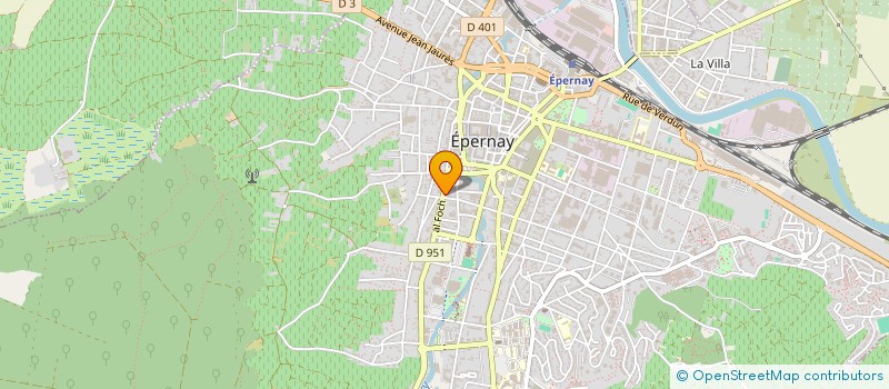 localisation de l'entreprise MADAME EVA RACLOT  EPERNAY