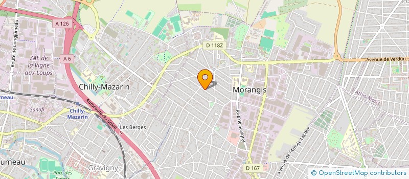 localisation de l'entreprise MADAME EVA RAKOTOMALALA à MORANGIS