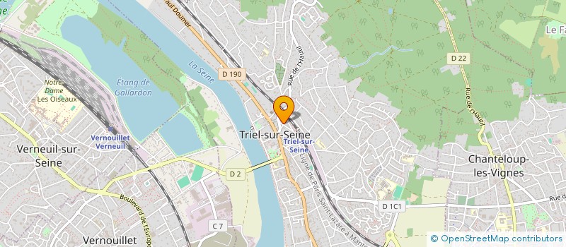 localisation de l'entreprise MADAME EVA RAOUL-JOURDE à TRIEL-SUR-SEINE