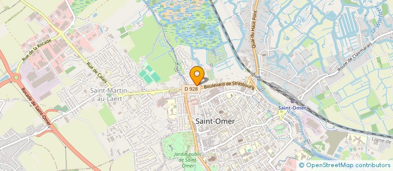 localisation de l'entreprise MADAME EVA REGNIER  SAINT-OMER