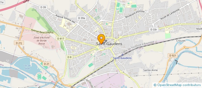 localisation de l'entreprise MADAME EVA REINARD à SAINT-GAUDENS