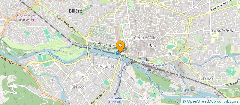 localisation de l'entreprise MADAME EVA REMY à PAU