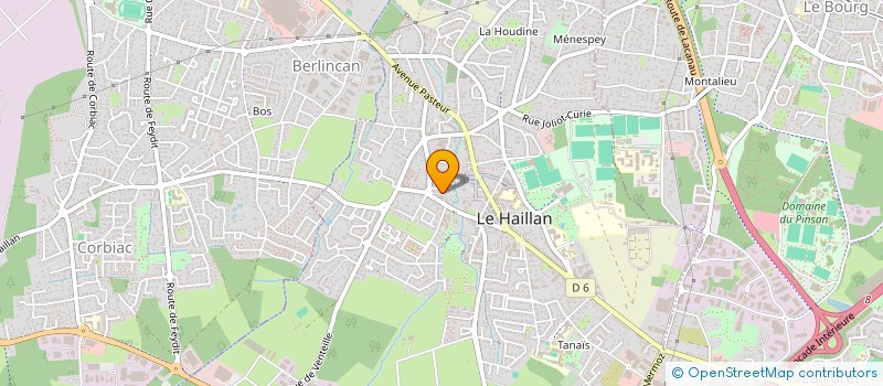 localisation de l'entreprise MADAME EVA RENAUD à LE HAILLAN