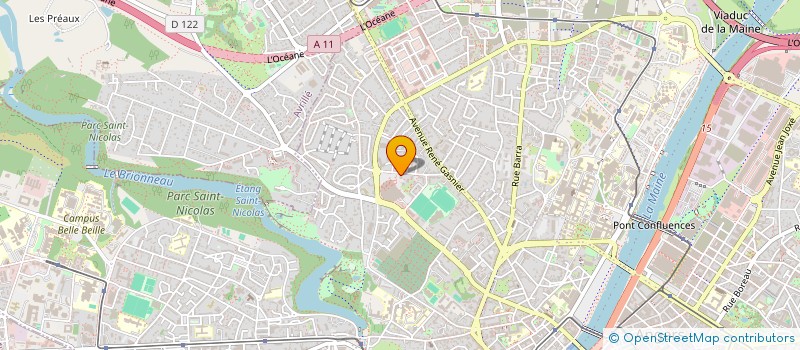 localisation de l'entreprise MADAME EVA RETIF à ANGERS