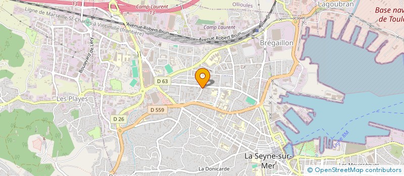 localisation de l'entreprise MADAME EVA RETTELER  LA SEYNE-SUR-MER