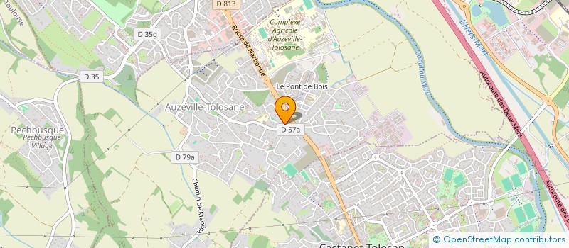 localisation de l'entreprise MADAME EVA REVEL  AUZEVILLE-TOLOSANE