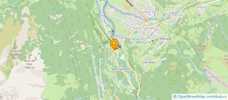 localisation de l'entreprise MADAME EVA RICARD  LUZ-SAINT-SAUVEUR