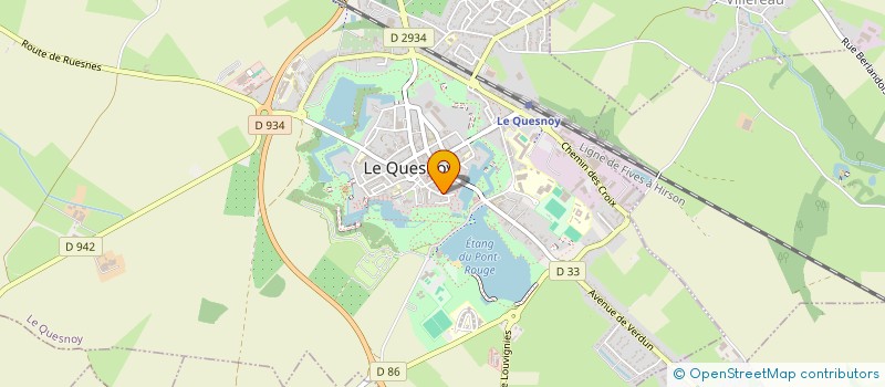 localisation de l'entreprise MADAME EVA RICHET  LE QUESNOY