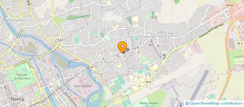 localisation de l'entreprise MADAME EVA RIES  NANCY