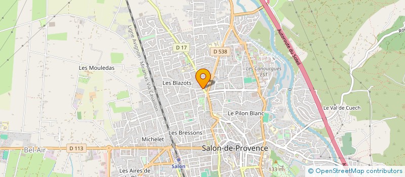 localisation de l'entreprise MADAME EVA RIEUX-ARNAUD à SALON-DE-PROVENCE
