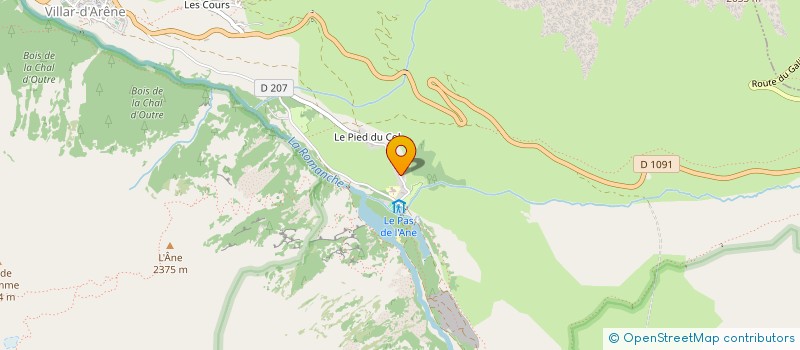 localisation de l'entreprise MADAME EVA RIFFET  VILLAR-D'ARENE