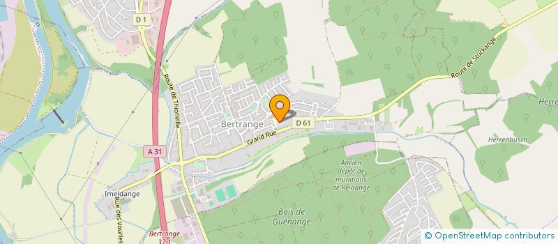 localisation de l'entreprise MADAME EVA RIZZARDI  BERTRANGE