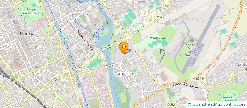 localisation de l'entreprise MADAME EVA ROBERT  TOMBLAINE