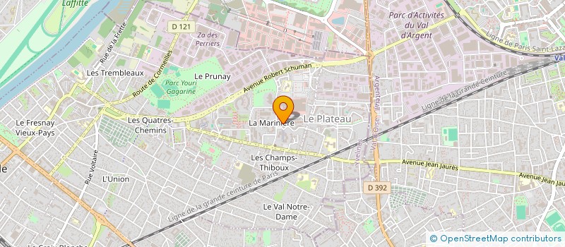 localisation de l'entreprise MADAME EVA RODRIGUES à SARTROUVILLE