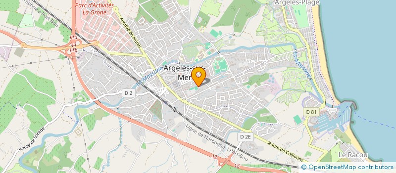 localisation de l'entreprise MADAME EVA RODSETH à ARGELES-SUR-MER