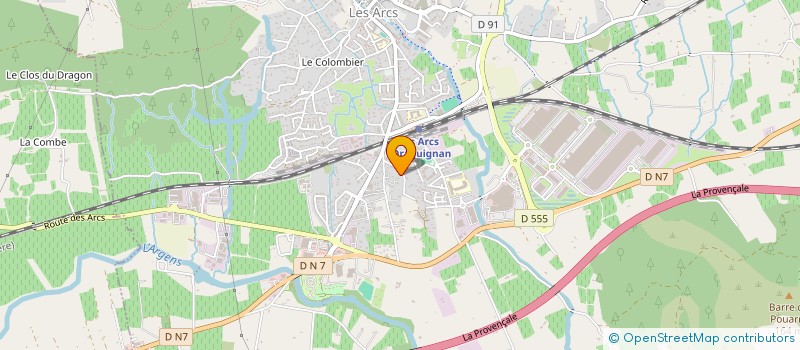 localisation de l'entreprise MADAME EVA ROGERS  LES ARCS