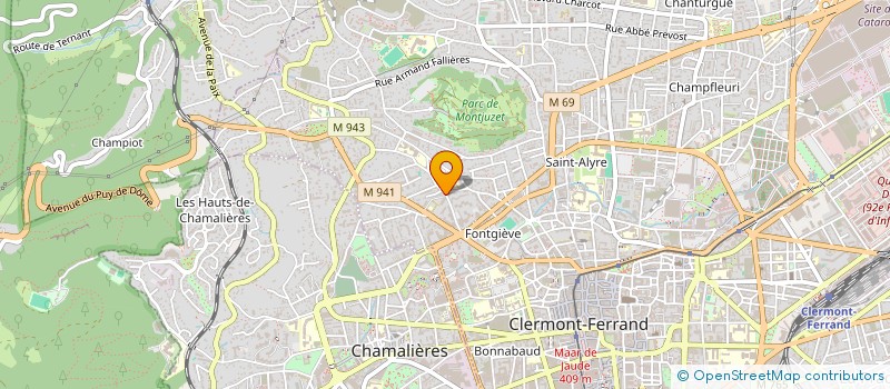 localisation de l'entreprise MADAME EVA ROLLIN à CLERMONT-FERRAND