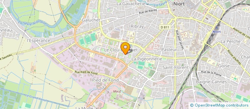 localisation de l'entreprise MADAME EVA ROSEN à NIORT