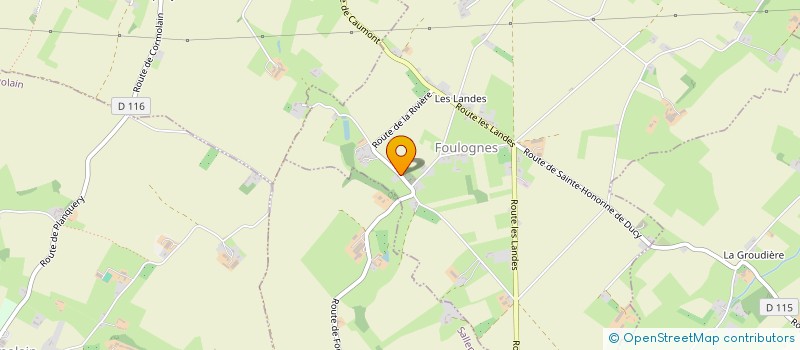 localisation de l'entreprise MADAME EVA RUTTGER  FOULOGNES