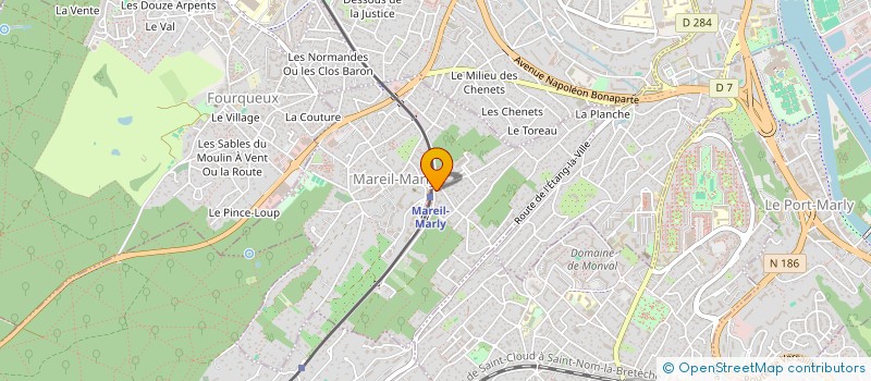 localisation de l'entreprise MADAME EVA SAINSSON  MAREIL-MARLY