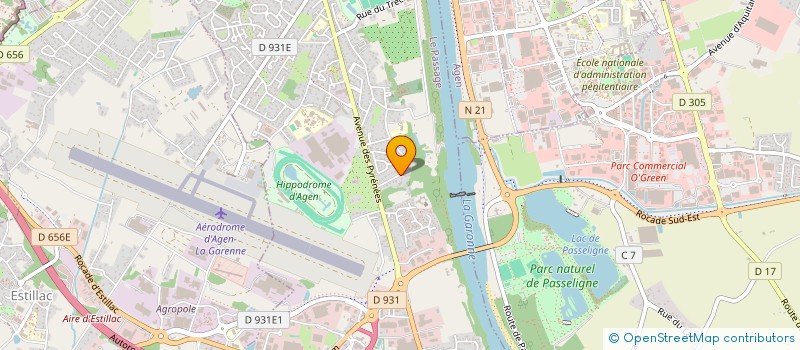 localisation de l'entreprise MADAME EVA SALOMON  LE PASSAGE