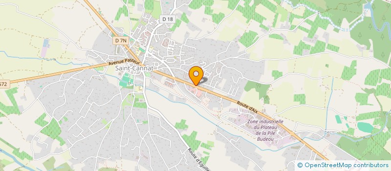 localisation de l'entreprise MADAME EVA SANCHEZ  SAINT-CANNAT